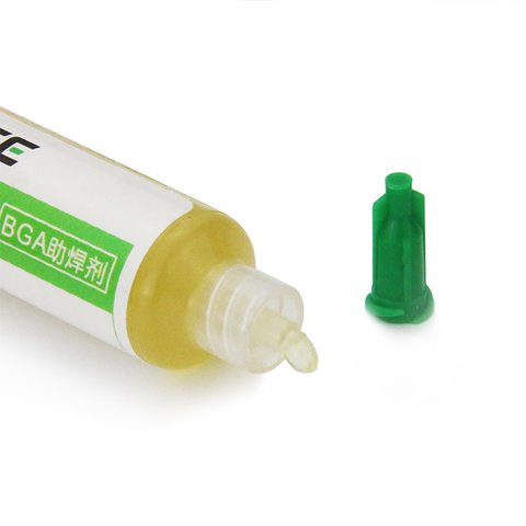 Флюс-паста RELIFE RL-420-UV, для бессвинцовой пайки, активная, 18 г Превью 1