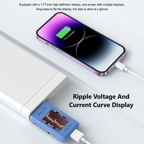 USB-тестер RELIFE XA3 Pro Прев'ю 5