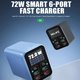 Сетевое зарядное устройство RELIFE Q4, 72 Вт, Quick Charge, Power Delivery (PD), 6 портов Превью 1