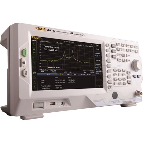 Analizador de espectro RIGOL DSA710 Vista previa  1