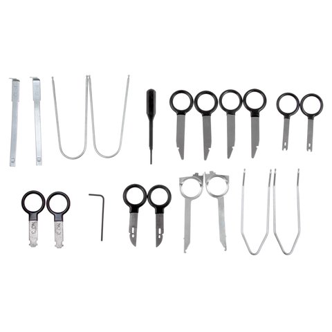 Aftermarket and OEM Head Unit Removal Tool Kit (Stainless Steel, 20 pcs.) Preview 1