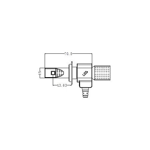 Набор светодиодного головного света UP-5HL-H7W-CR-2500Lm (H7, 2500 лм, холодный белый) Превью 4