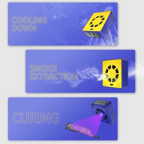 UV Lamp Mechanic CUV-3, (with timer, with fan, with battery) Preview 2