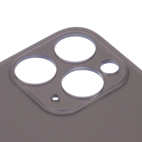 Housing Back Cover compatible with iPhone 11 Pro Max, (gray, no need to remove the camera glass, Original (PRC), big hole, matte space gray) Preview 1