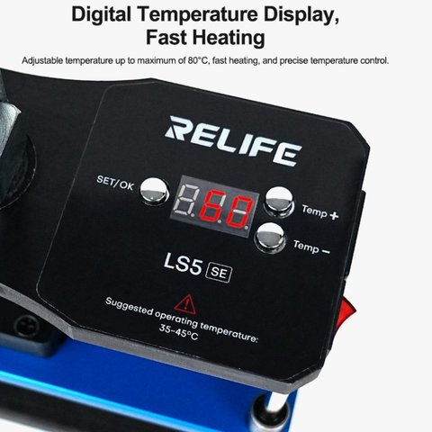 Holder RELIFE LS5 SE, (to disassemble mobile devices, with temperature control up to 80°C, with heating) Preview 2