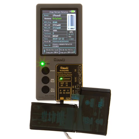 Batería puede usarse con iPhone X, Li-ion, 3.81 V, 2716 mAh, Original (PRC), original IC, #616-00351/616-00347 Vista previa  1