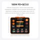 Adaptador de red Amaoe POW-1, 210 W, Quick Charge, Power Delivery (PD), con cargador inalámbrico, 14 puertos Vista previa  7