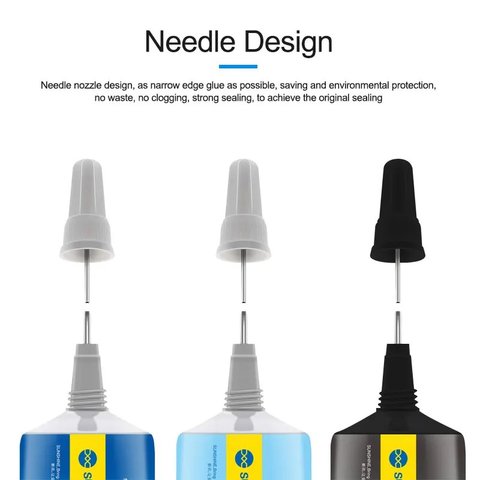 Adhesivos sellador Sunshine G-19, para pegar tapas traseras, para marcos de pantalla, 15 ml, blanco Vista previa  2