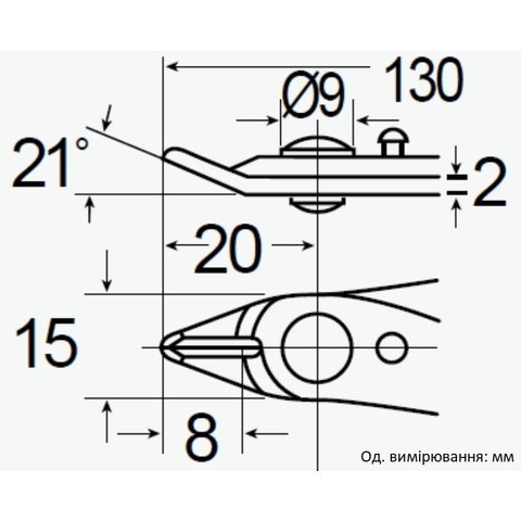 Микрокусачки Pro'sKit PM-107С (130 мм) Превью 1