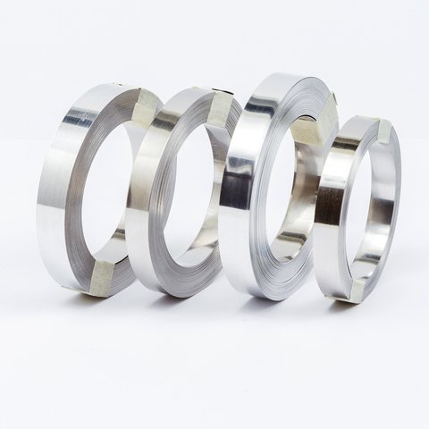 Лента никель-алюминиевая для сварки аккумуляторов, 0,15 мм, 8 мм, 10 м, композитная Превью 1