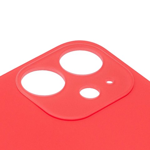 Задня панель корпуса для iPhone 12 mini, червона, не потрібно знімати скло камери, big hole Прев'ю 1