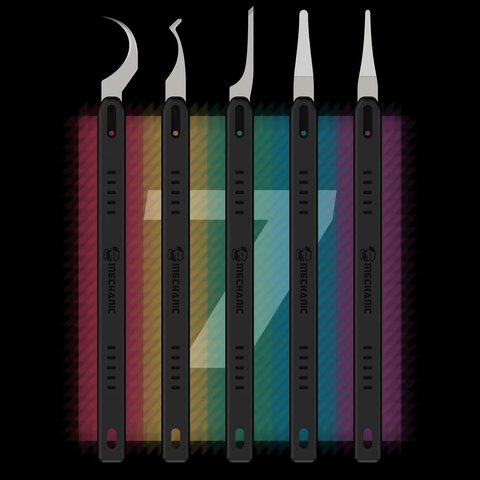 Набор скальпелей Mechanic Quick Eage 7, для удаления клея,  для микросхем, 5 in 1 Превью 1