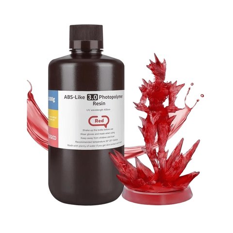 Фотополимерная смола для 3D-принтера ELEGOO ABS-образная 3.0, Red, 1 кг Превью 3