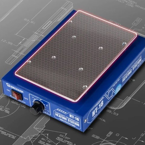 Платформа для предварительного подогрева Mechanic HT-18, для ремонта материнских плат, 60-120°С, 450W Превью 3