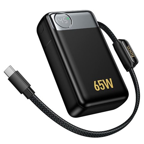 Power bank Hoco Q53, 12000 мАч, 65 Вт, черный, Quick Charge, Power Delivery (PD), #694007672597 Превью 1