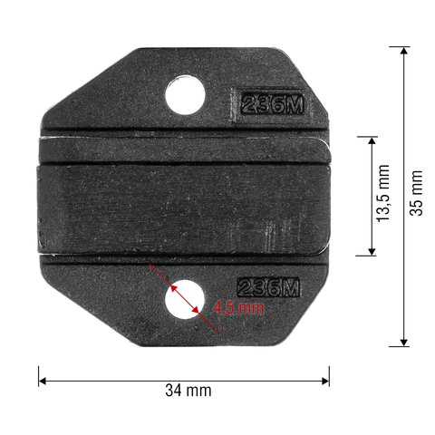 Матрица для кримпера Pro'sKit CP-236DM6 - Просмотр 2