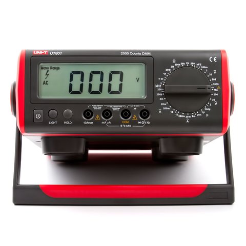 Цифровий мультиметр в настільному виконанні UNI-T UT801 Прев'ю 2